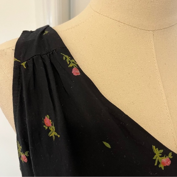 Old Navy Floral Dress Size M Summer Casual Regular Fit Ladies Flower Pattern - Picture 4 of 8